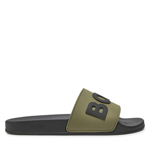 Klapki Boss Kirk Slid rblg N 50498241 Zielony 42 eobuwie.pl
