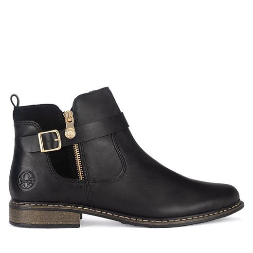 Botki Rieker Z4959-00 Czarny Rieker 40 eobuwie.pl