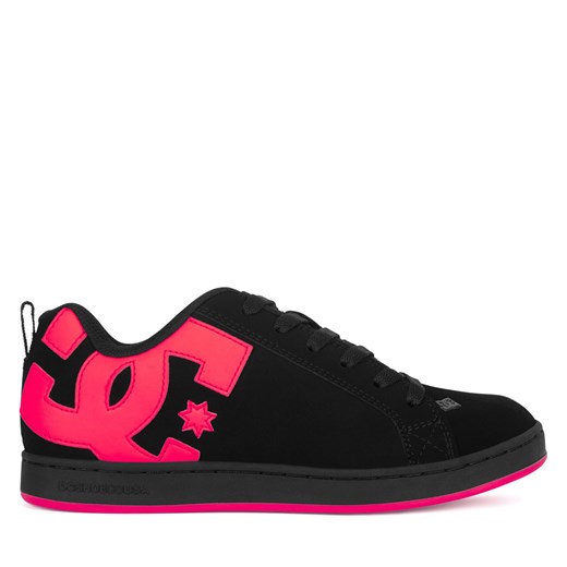 Sneakersy DC COURT GRAFFIK 300678-BHP Czarny 36 eobuwie.pl