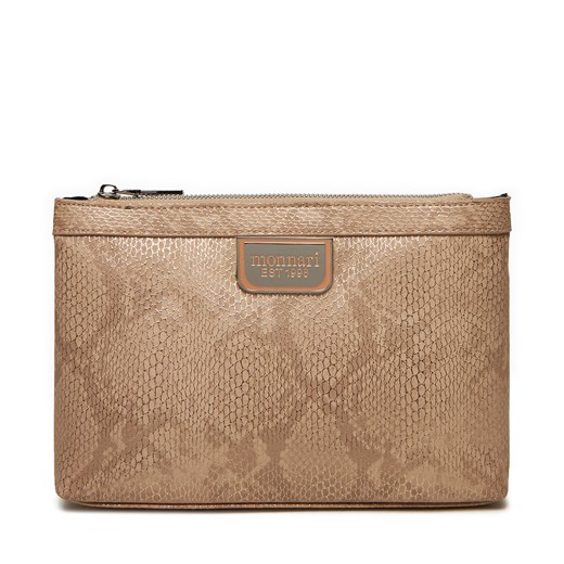 Kosmetyczka Monnari CSMIMP0-24Z-CSM0070-K015D000-R00 Beżowy one size okazyjna cena eobuwie.pl