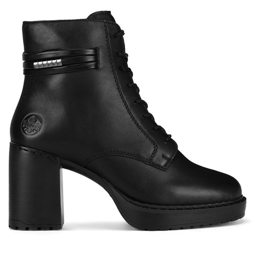 Botki Rieker Y4102-00 Czarny Rieker 39 eobuwie.pl