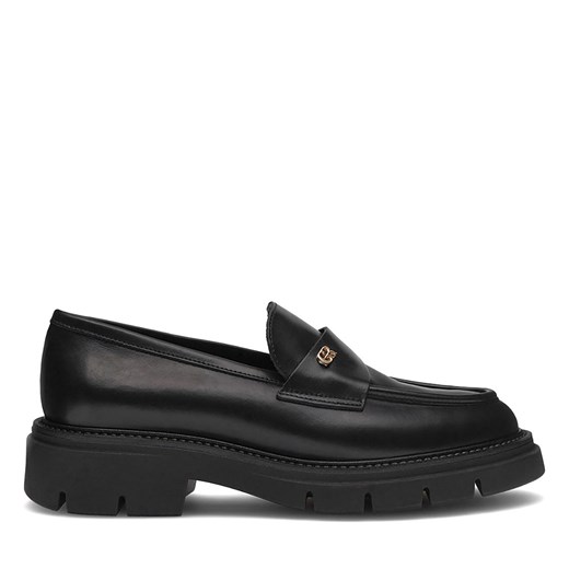 Loafersy GINO ROSSI GRACE-I23-26372PE Czarny ze sklepu eobuwie.pl w kategorii Lordsy damskie - zdjęcie 177421454