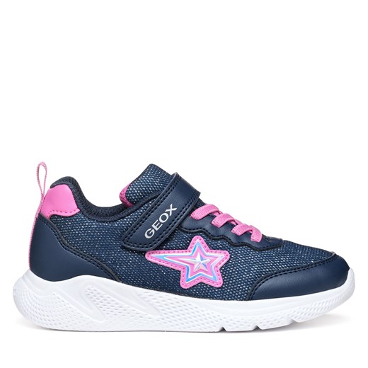 Sneakersy Geox J55FWA 0AS54 C4268 S Granatowy Geox 33 eobuwie.pl