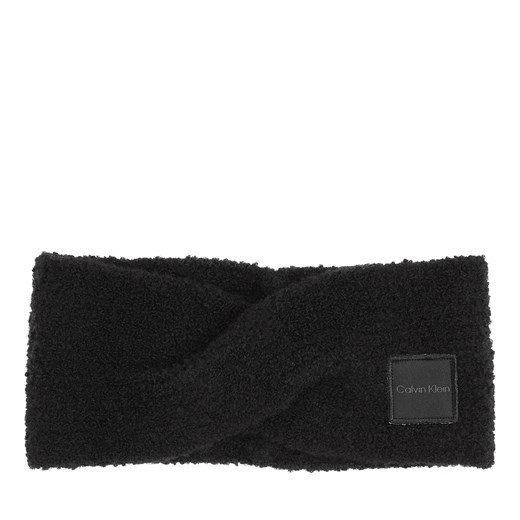 Opaska materiałowa Calvin Klein Modern Patch K60K612694 Czarny Calvin Klein one size eobuwie.pl