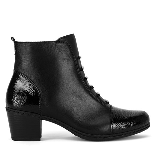Botki Rieker Y2162-00 Czarny Rieker 40 eobuwie.pl