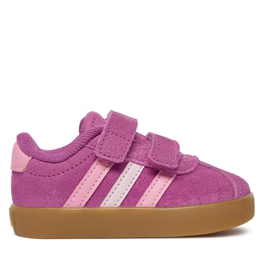 Sneakersy adidas VL Court 3.0 JH6309 Różowy ze sklepu eobuwie.pl w kategorii Buty sportowe dziecięce - zdjęcie 177422892