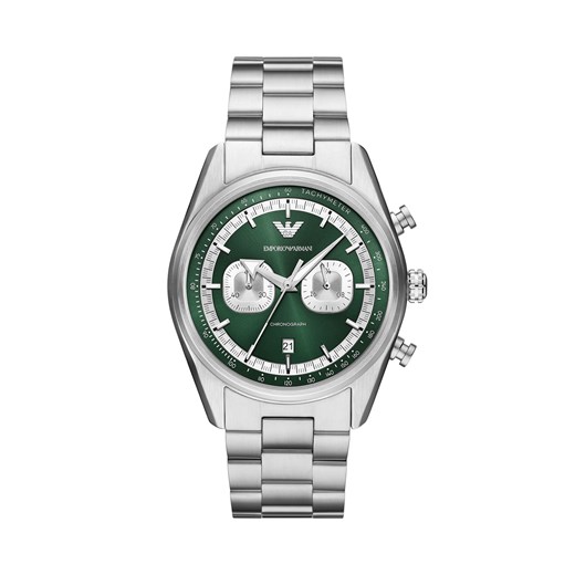 Zegarek Emporio Armani AR11637 Srebrny ze sklepu eobuwie.pl w kategorii Zegarki - zdjęcie 177423092