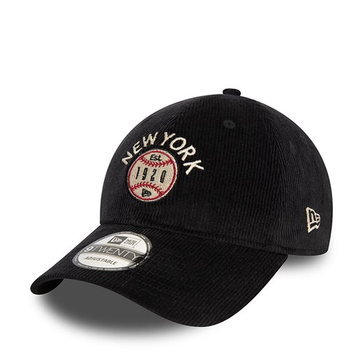 Czapka z daszkiem New Era Ne Cord 9Twenty 60565321 Czarny New Era one size eobuwie.pl