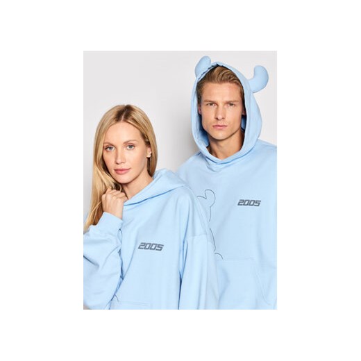 2005 Bluza Unisex Horned Błękitny Regular Fit M MODIVO