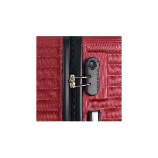 Semi Line Walizka kabinowa T5745-1 Bordowy Semi Line uniwersalny MODIVO