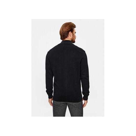 Gant Kardigan Casual Cotton Zip 8030164 Czarny Regular Fit Gant L MODIVO