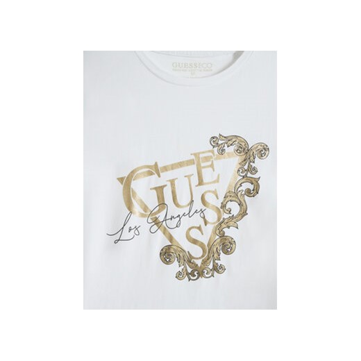 Guess T-Shirt J5RI35 K6YW4 Biały Regular Fit Guess 16Y MODIVO