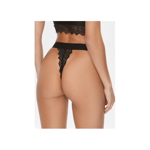Hugo Stringi Thong Lace 50502780 Czarny XL MODIVO