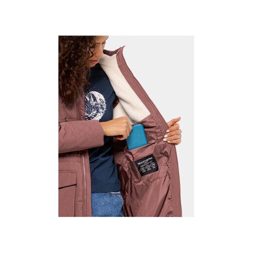 Jack Wolfskin Kurtka zimowa White Frost Parka 1207361 Różowy Regular Fit Jack Wolfskin L MODIVO