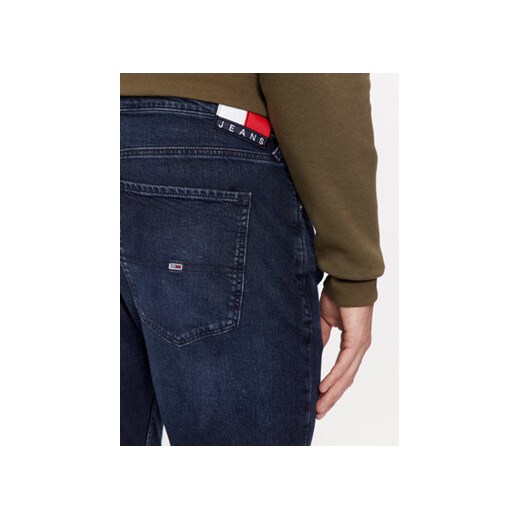 Tommy Jeans Jeansy Scanton DM0DM17438 Granatowy Slim Fit Tommy Jeans 34_32 MODIVO