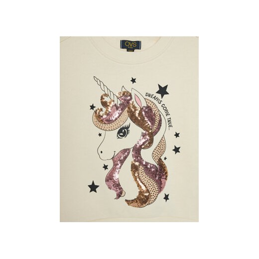 OVS Komplet bluza i legginsy 2135616 Écru Regular Fit Ovs 9_10Y MODIVO