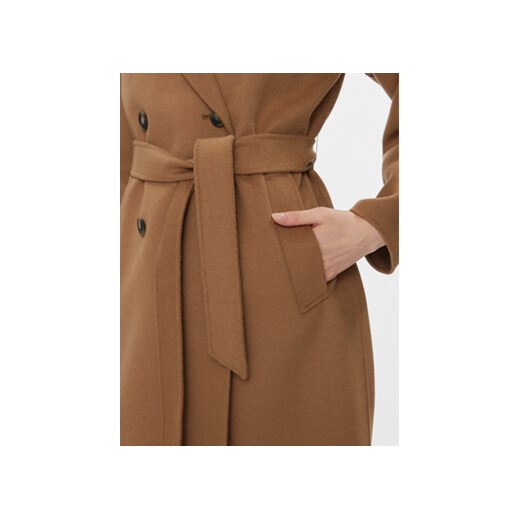Weekend Max Mara Płaszcz wełniany Flirt 2415011011 Brązowy Regular Fit 38 MODIVO