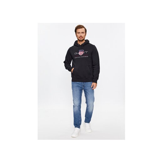 Gant Bluza Archive Shield 2047082 Czarny Regular Fit Gant XL MODIVO