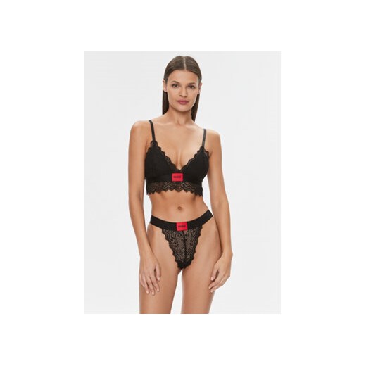 Hugo Stringi Thong Lace 50502780 Czarny XL MODIVO