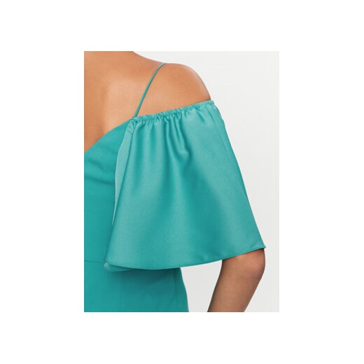 Pinko Sukienka koktajlowa La Carlota 100034 A0GI Zielony Regular Fit Pinko 42 MODIVO
