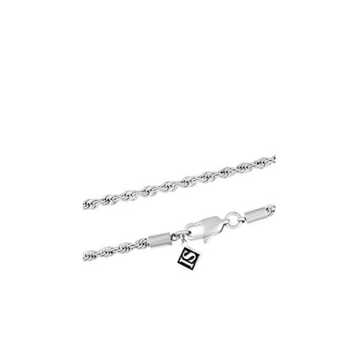 ICED STUFF Łańcuszek Rope Białe złoto Iced Stuff 55 MODIVO