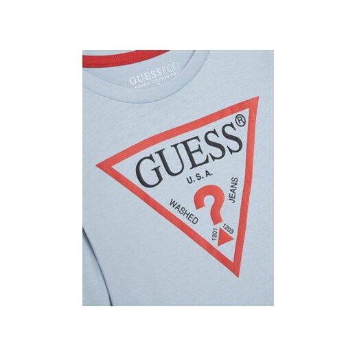 Guess Bluzka N84I24 K8HM0 Granatowy Regular Fit Guess 4Y MODIVO