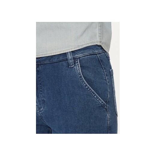 United Colors Of Benetton Jeansy 4AC6574X5 Niebieski Wide Leg United Colors Of Benetton 42 MODIVO