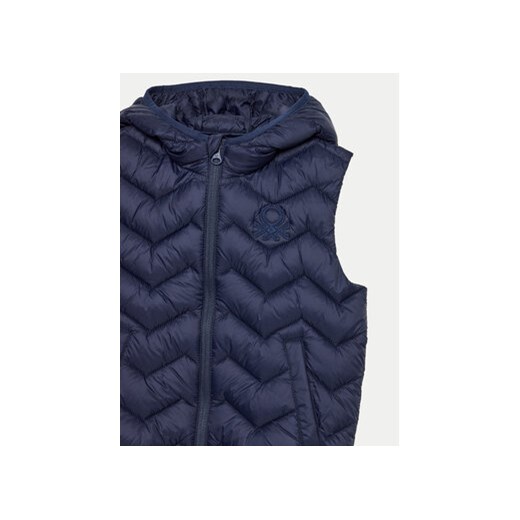 United Colors Of Benetton Kamizelka 2TWDGJ00G Granatowy Regular Fit United Colors Of Benetton 98 MODIVO