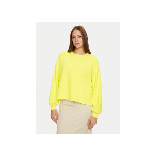 American Vintage Bluza Bobypark BOBY03AFH24 Żółty Regular Fit ze sklepu MODIVO w kategorii Bluzy damskie - zdjęcie 177440842