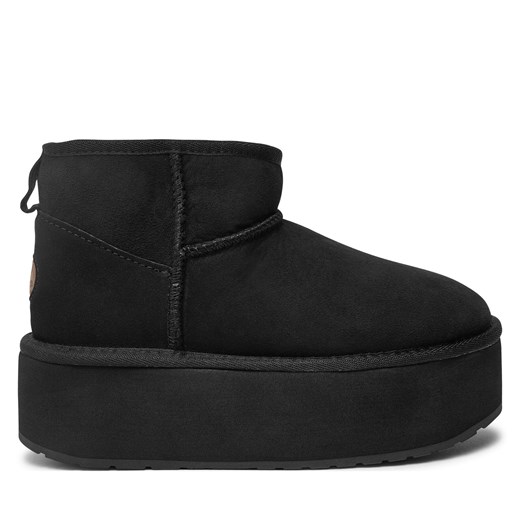Śniegowce EMU Australia Stinger Micro Flatform W13082 Czarny ze sklepu eobuwie.pl w kategorii Śniegowce damskie - zdjęcie 177444790