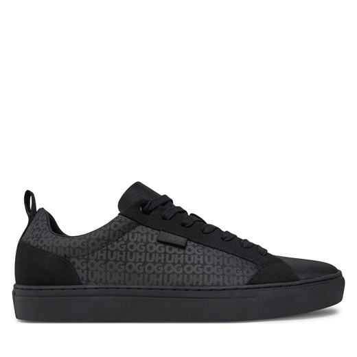 Sneakersy HUGO Morrie Tenn 50542667 Czarny ze sklepu eobuwie.pl w kategorii Buty sportowe męskie - zdjęcie 177445203