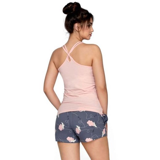 Bawełniana piżama damska 143, Kolor różowo-niebieski, Rozmiar M, leptir ze sklepu Intymna w kategorii Piżamy damskie - zdjęcie 177448192