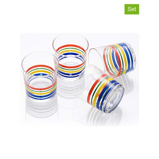 Benetton Szklanki (4 szt.) ze wzorem - 345 ml ze sklepu Limango Polska w kategorii Szklanki - zdjęcie 177450321