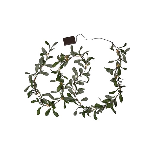 STAR Trading Girlanda LED "Mistletoe" w kolorze zielonym - dł. 200 cm - id: 11115062 - marki Star Trading - 177450364 STAR Trading Girlanda LED "Mistletoe" w kolorze zielonym - dł. 200 cm ze sklepu Limango Polska w kategorii Oświetlenie - zdjęcie 177450364