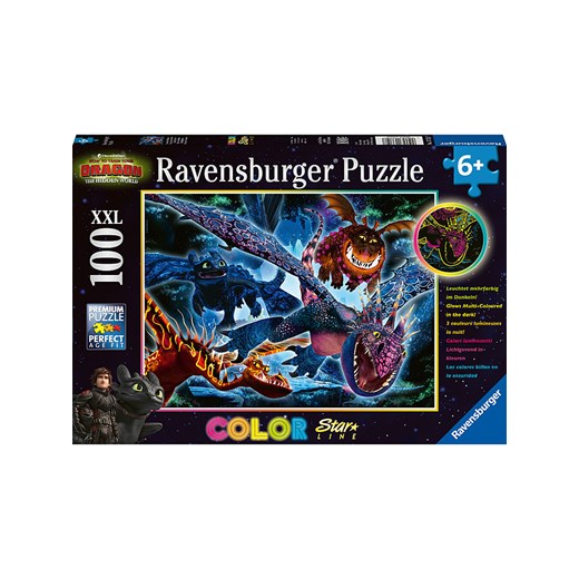 Ravensburger 100-częściowe puzzle &quot;Luminous Dragons&quot; - 6+ ze sklepu Limango Polska w kategorii Puzzle - zdjęcie 177450562