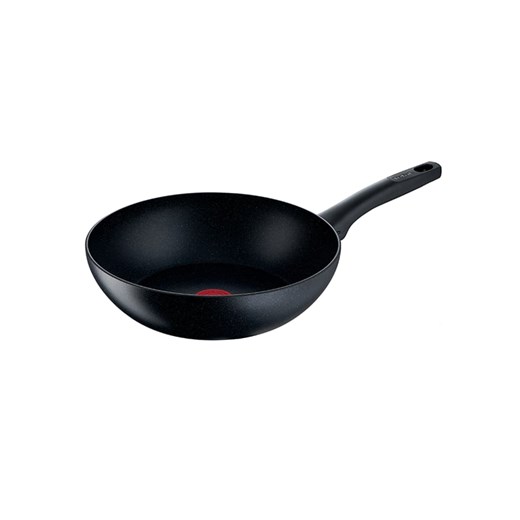 Tefal Patelnia wok "Black Stone" w kolorze czarnym - Ø 28 cm - id: 11822530 - marki Tefal - 177450994 Tefal Patelnia wok "Black Stone" w kolorze czarnym - Ø 28 cm ze sklepu Limango Polska w kategorii Garnki - zdjęcie 177450994