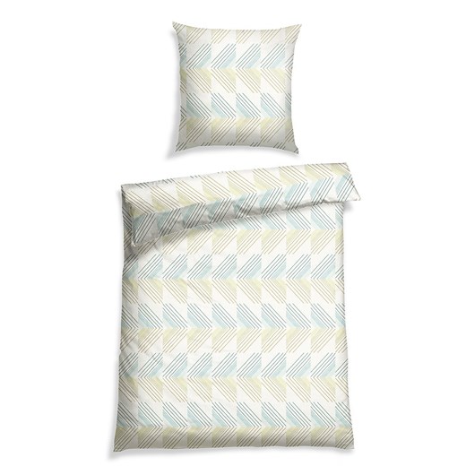 Schiesser Komplet pościeli renforcé &quot;Kaja&quot; w kolorze zielonym ze sklepu Limango Polska w kategorii Pościele - zdjęcie 177451463