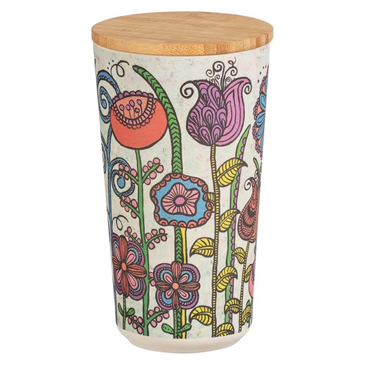 Wenko Pojemnik &quot;Flowers&quot; ze wzorem - 950 ml ze sklepu Limango Polska w kategorii Pojemniki kuchenne - zdjęcie 177452450