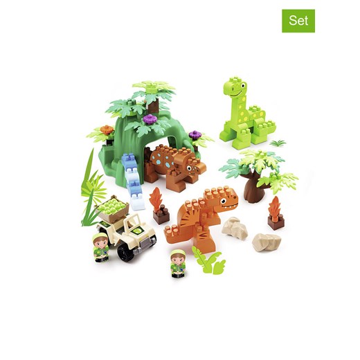 écoiffier 87-częściowy zestaw &quot;Dinoland&quot; w kolorze zielonym - 18 m+ ze sklepu Limango Polska w kategorii Zabawki - zdjęcie 177454803