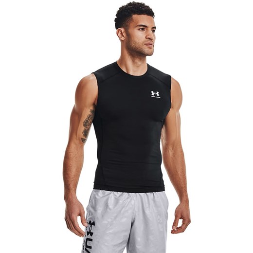 Under Armour Top funkcyjny w kolorze czarnym ze sklepu Limango Polska w kategorii T-shirty męskie - zdjęcie 177455142