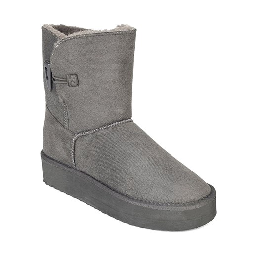 ISLAND BOOT Botki zimowe "Emmy" w kolorze szarym Island Boot 41 wyprzedaż Limango Polska
