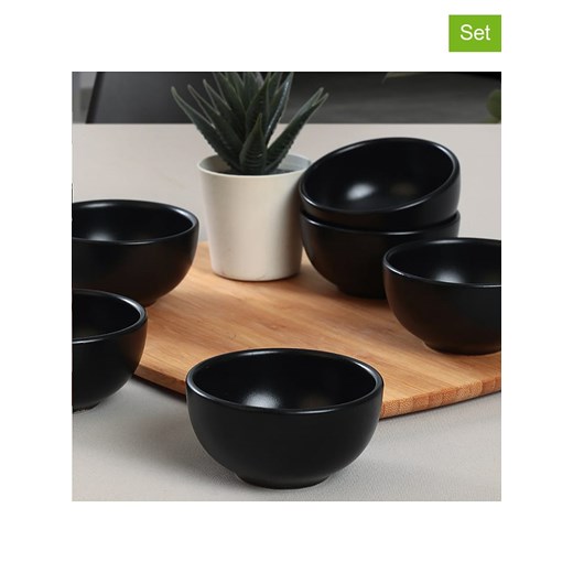 Violeta Home Miski (6 szt.) w kolorze czarnym - Ø 8 cm ze sklepu Limango Polska w kategorii Miski - zdjęcie 177455194