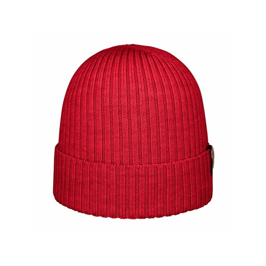 NANGA Wełniana czapka beanie &quot;Lechtal&quot; w kolorze czerwonym ze sklepu Limango Polska w kategorii Czapki dziecięce - zdjęcie 177456582