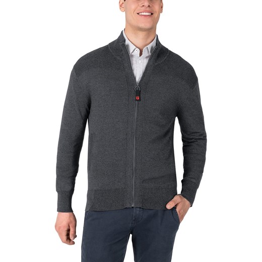 Timezone Kardigan w kolorze szarym ze sklepu Limango Polska w kategorii Swetry męskie - zdjęcie 177456961