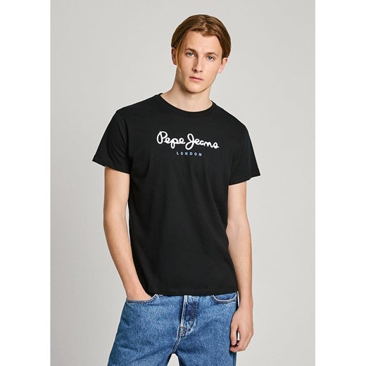 Pepe Jeans Koszulka &quot;Eggo&quot; w kolorze czarnym ze sklepu Limango Polska w kategorii T-shirty męskie - zdjęcie 177457640