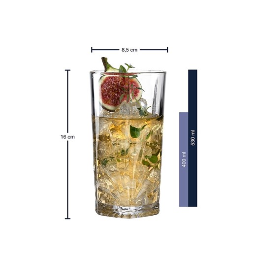 LEONARDO Szklanki koktajlowe (4 szt.) "Capri" - 530 ml Leonardo onesize promocja Limango Polska