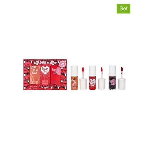 Benefit Tinty do ust (3 szt.) &quot;Lip Tints to Love&quot; - po 6 ml ze sklepu Limango Polska w kategorii Pomadki do ust - zdjęcie 177458693
