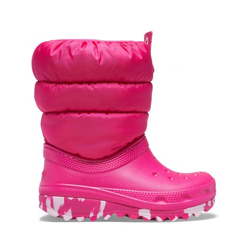 Crocs Kozaki zimowe &quot;Classic Neo Puff&quot; w kolorze różowym Crocs 20/21 Limango Polska wyprzedaż