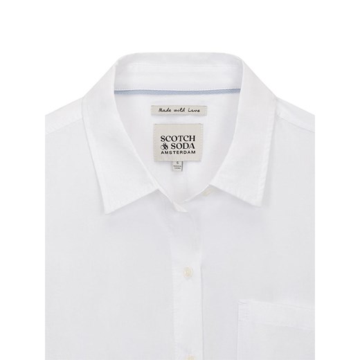 Scotch &amp; Soda Koszula w kolorze białym XS promocja Limango Polska