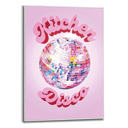 Orangewallz Druk artystyczny "Kitchen Disco" w ramce - id: 16031207 - marki Orangewallz - 177460154 Orangewallz Druk artystyczny "Kitchen Disco" w ramce ze sklepu Limango Polska w kategorii Obrazy - zdjęcie 177460154